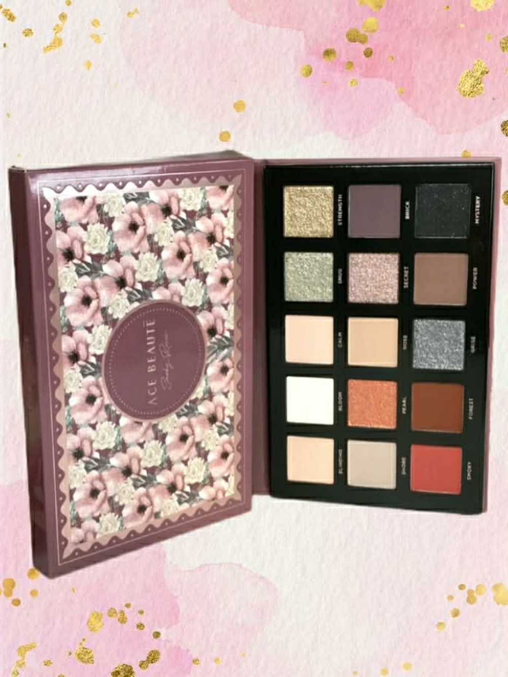 Ace Beaute Smoky Roses Eyeshadow Palette 15 MASSIVE & GORGEOUS 24g *BNIB